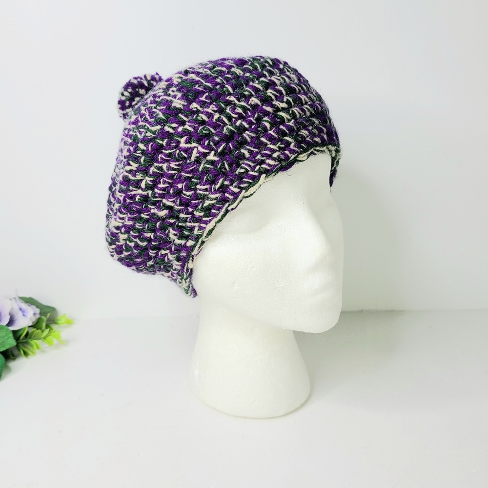 Bunratty Hand Knits Hand Crafts New Wool Ireland Vintage Hat